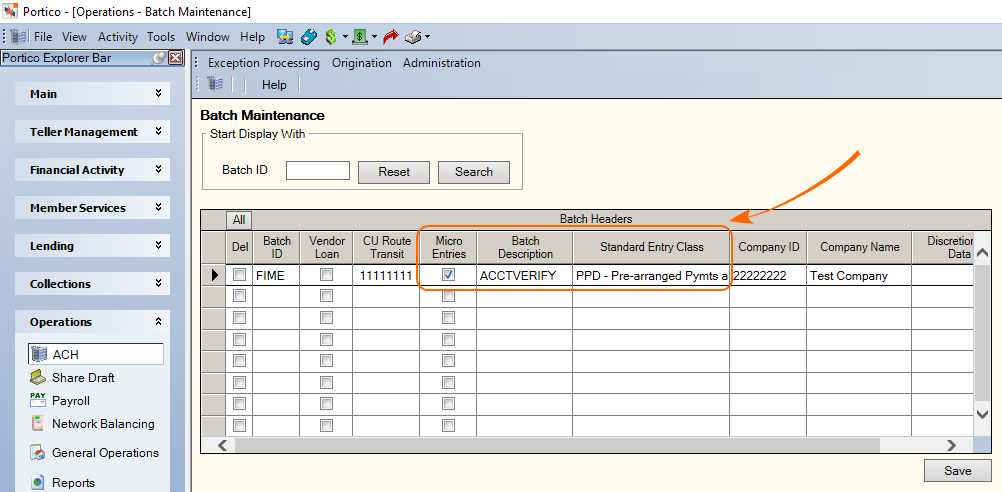 Batch Maintenance - Micro Entries Batch Maintenance - Micro Entries