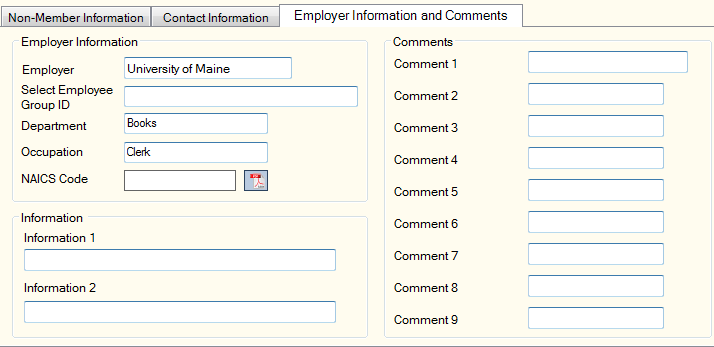 Non-Member Employer Information Non-Member Employer Information