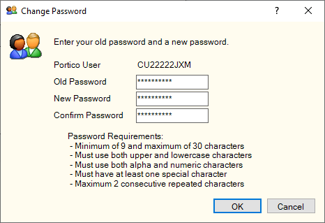 Change Password Change Password