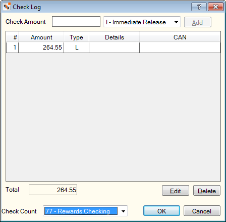 Check Log Check Log