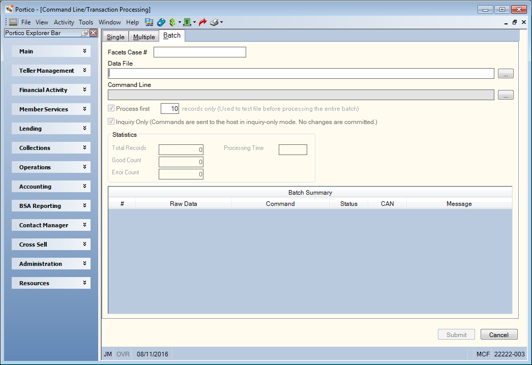 Command Line - Batch Command Line - Batch