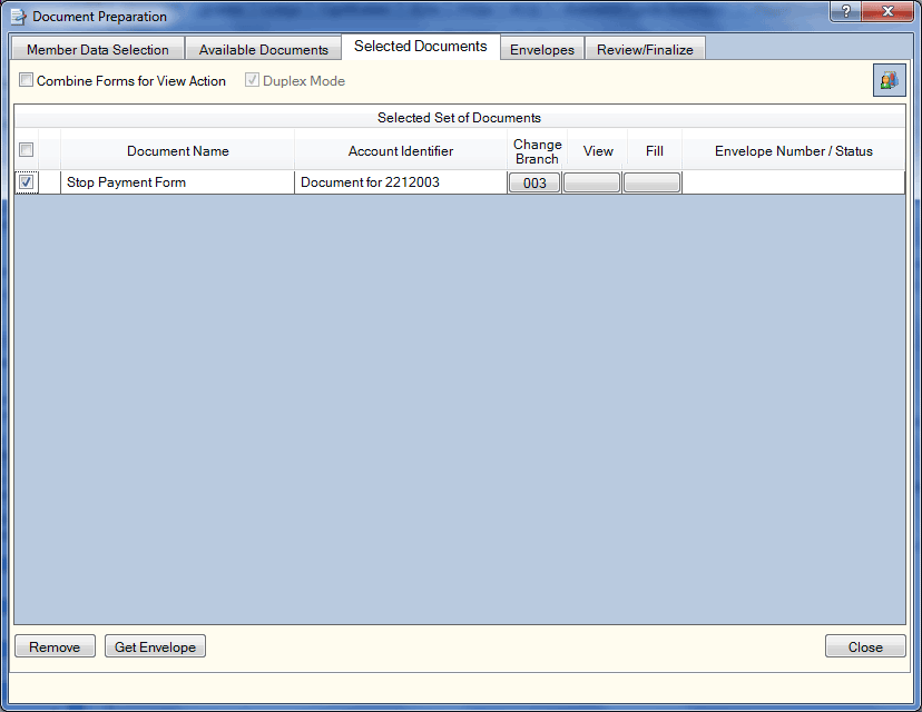 Document Preparation - Selected Documents Document Preparation - Selected Documents