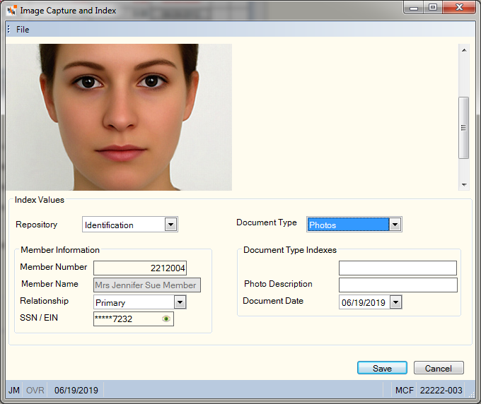 Image Capture and Index