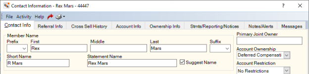 Contact Information