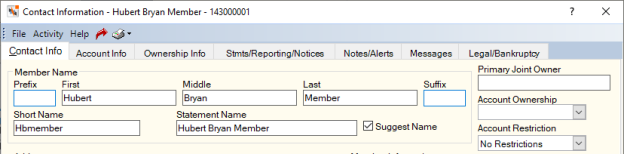 Contact Information