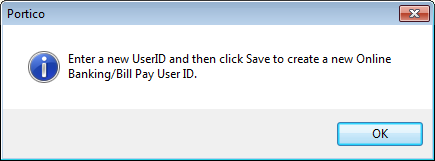 Online Banking New ID Message Online Banking New ID Message