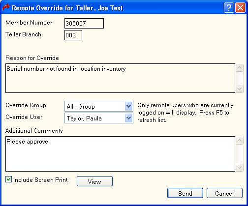 Remote Override Remote Override