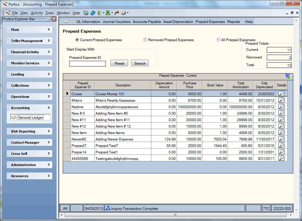 Prepaid Expenses
