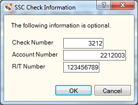 SSC Check Information SSC Check Information