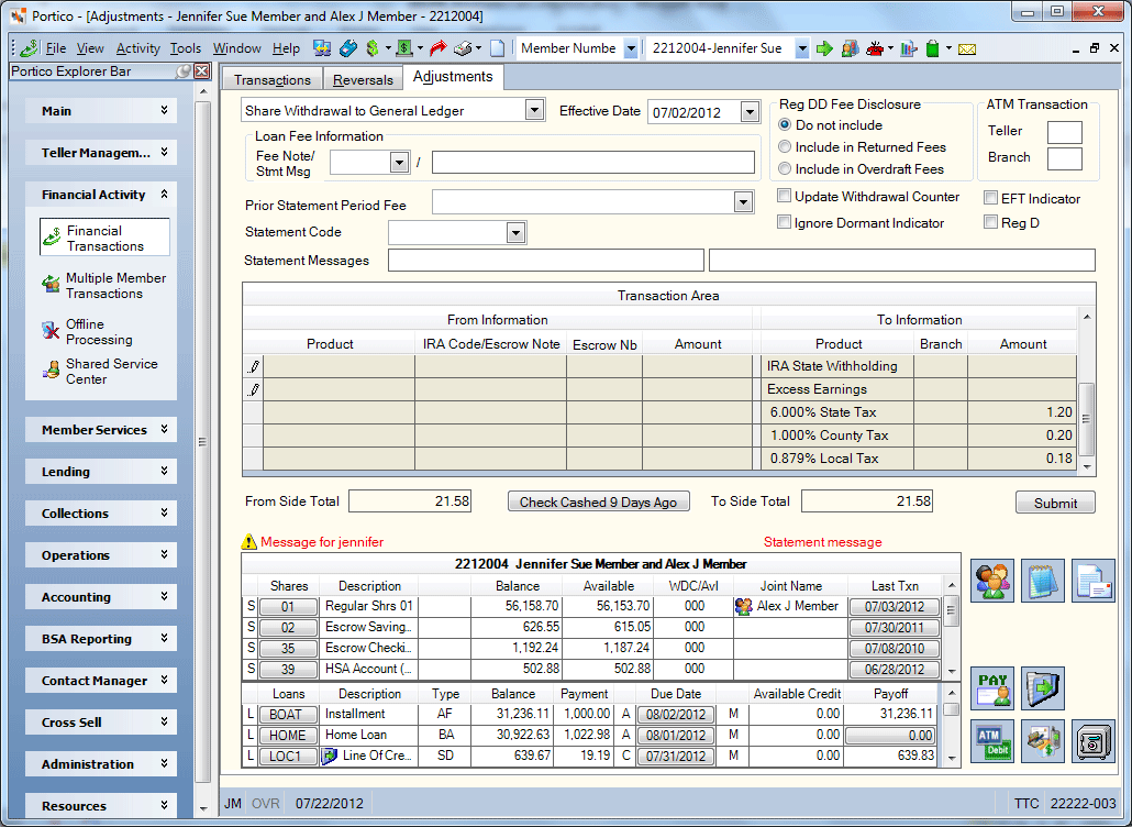 Sales Tax Adjustments After