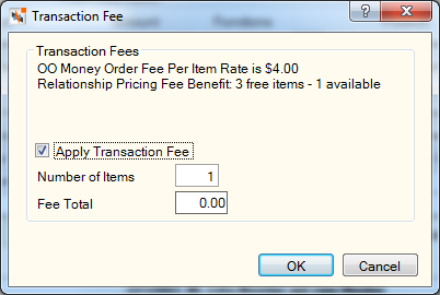 Transaction Fee Transaction Fee