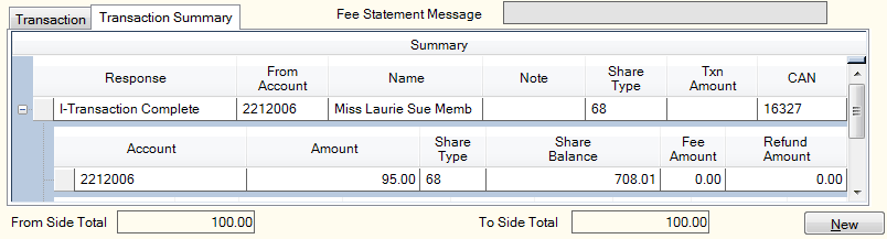 Transaction Summary Transaction Summary