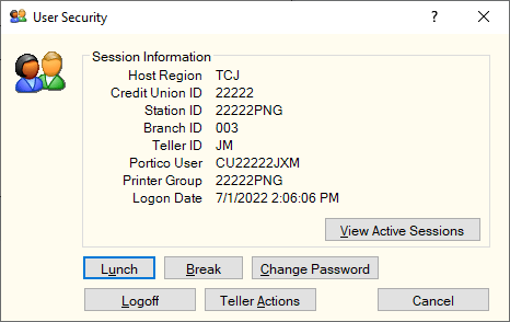 User Security User Security