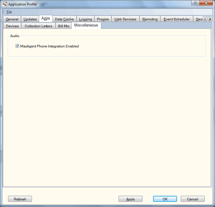 Application Profile - Apps - Miscellaneous