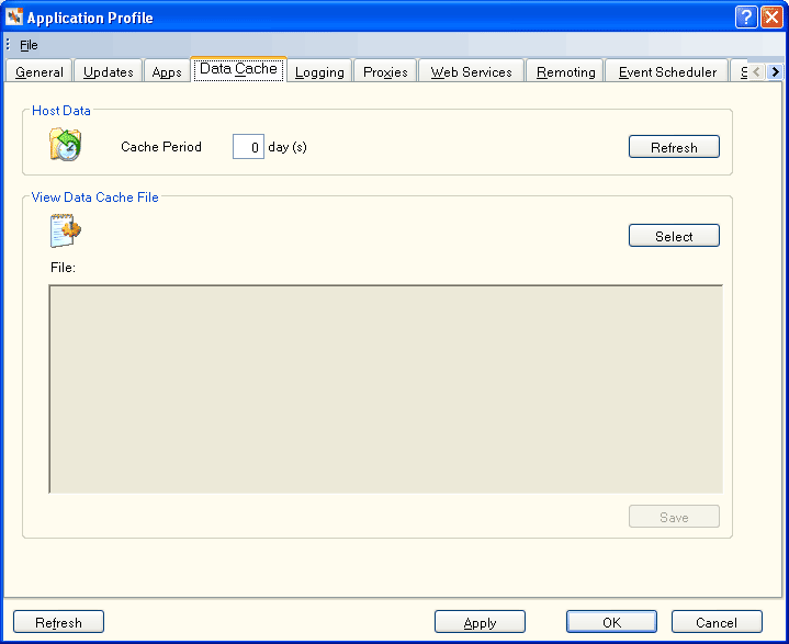 Application Profile - Data Cache