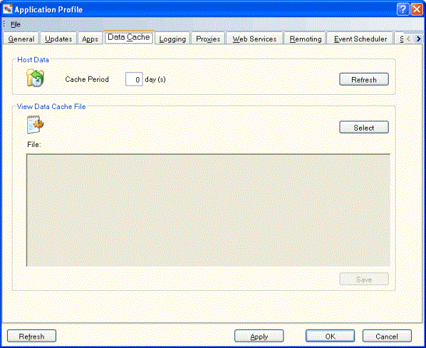 Application Profile - Data Cache
