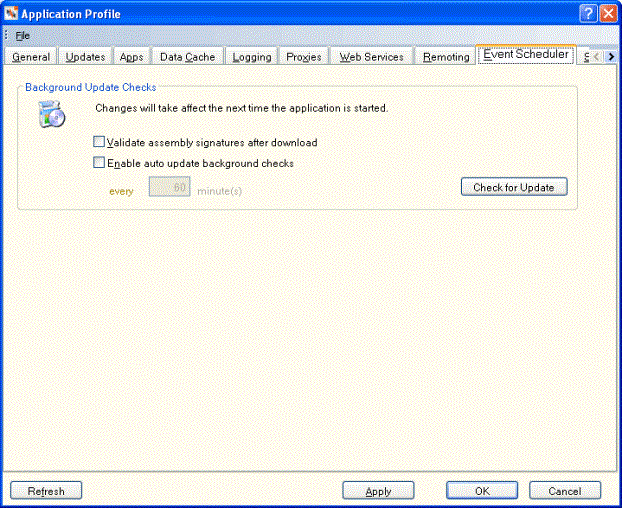 Application Profile - Event Scheduler