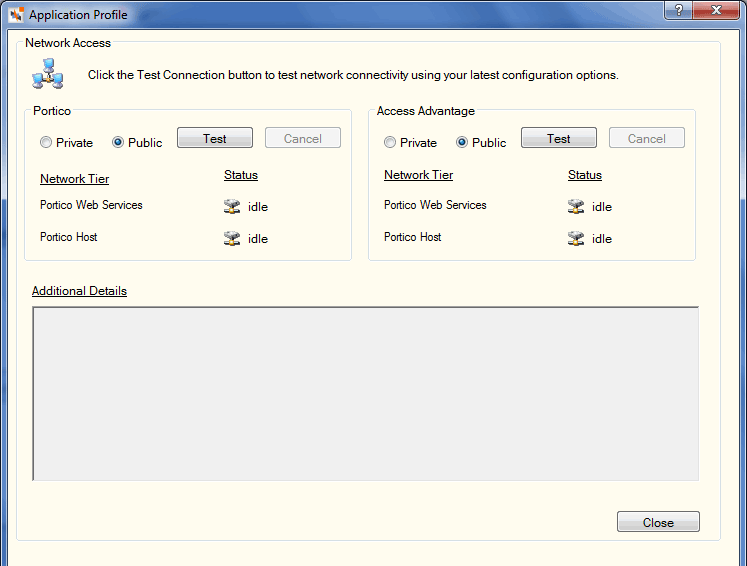 Application Profile - Network Access