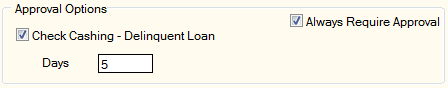 Check Cashing - Delinquent Loan Check Cashing - Delinquent Loan