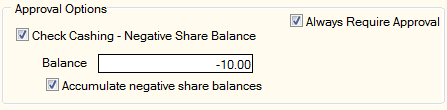 Check Cashing Negative Share Balance Check Cashing Negative Share Balance