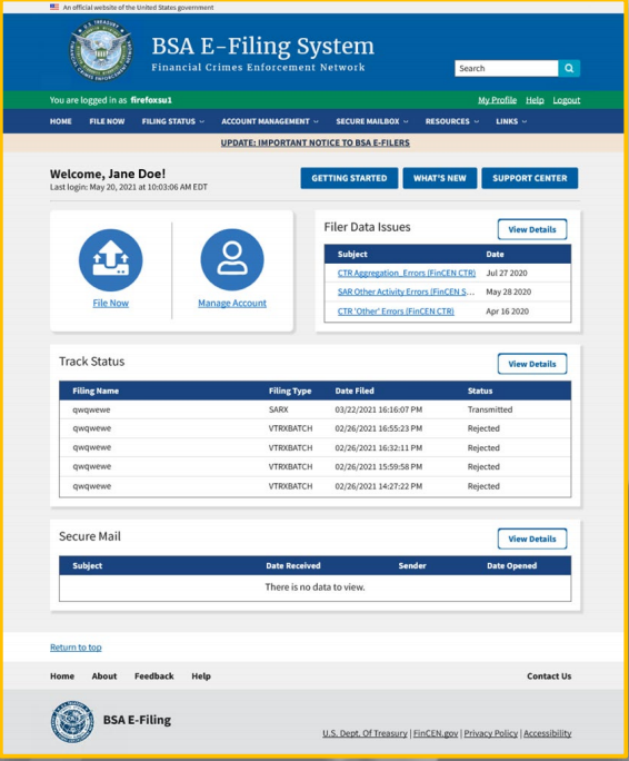 BSA website BSA website