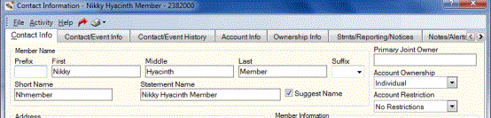 Contact Information