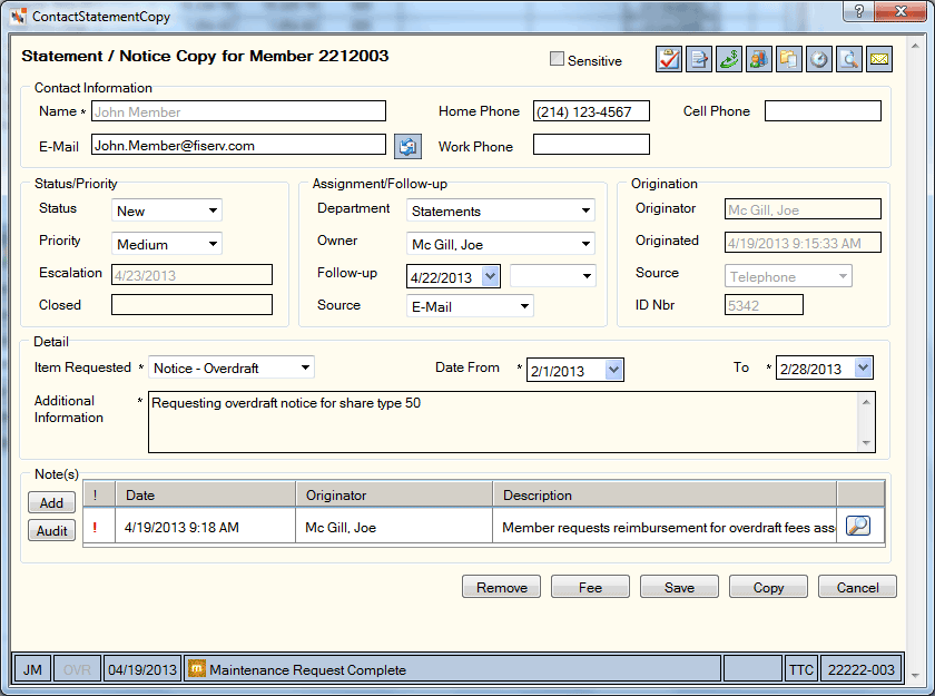 Contact Copy