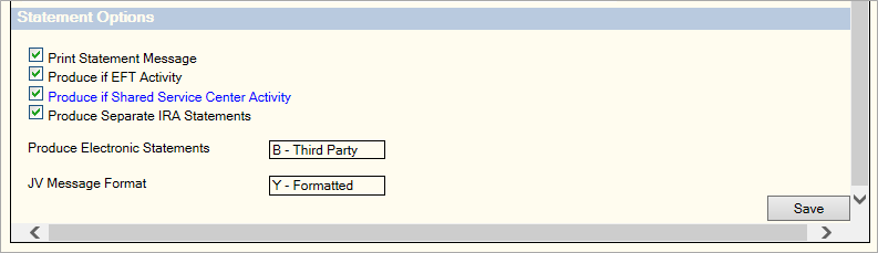 Credit Union Profile - Member - Statement Options Credit Union Profile - Member - Statement Options