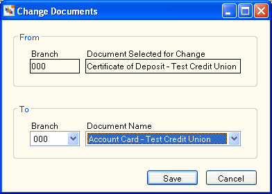 Change Documents
