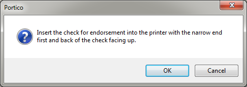 Check Endorsement Check Endorsement