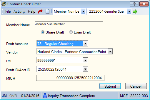 Confirm Check Order Confirm Check Order