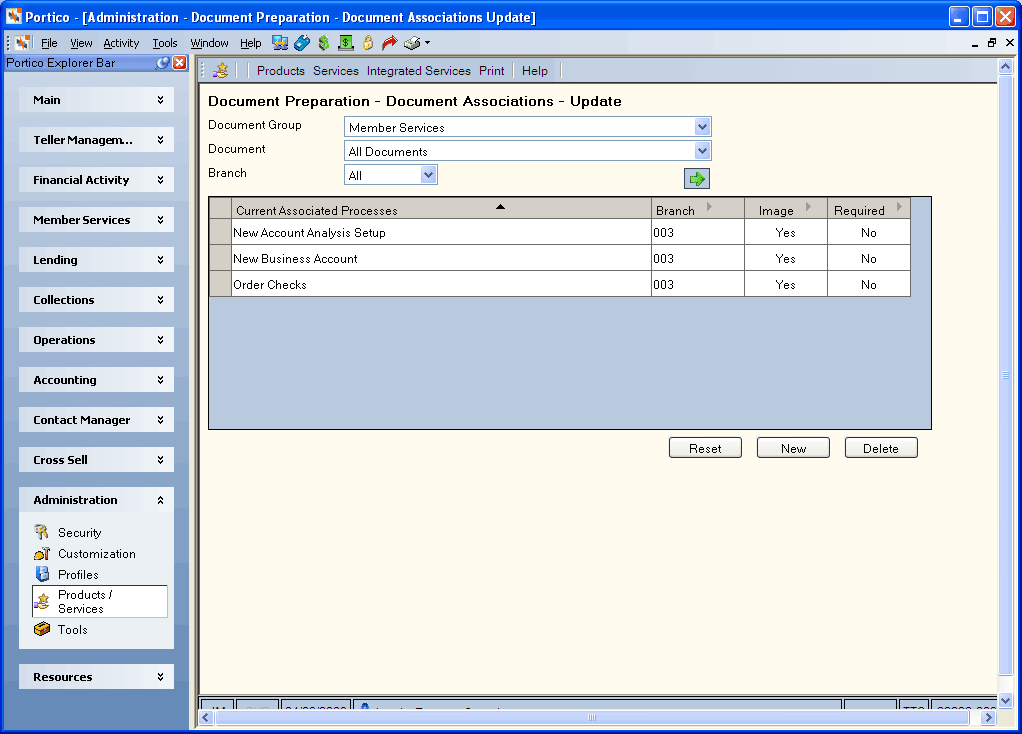 Document Associations - Update