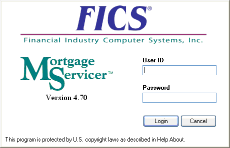 FICS Mortgage Servicer Login