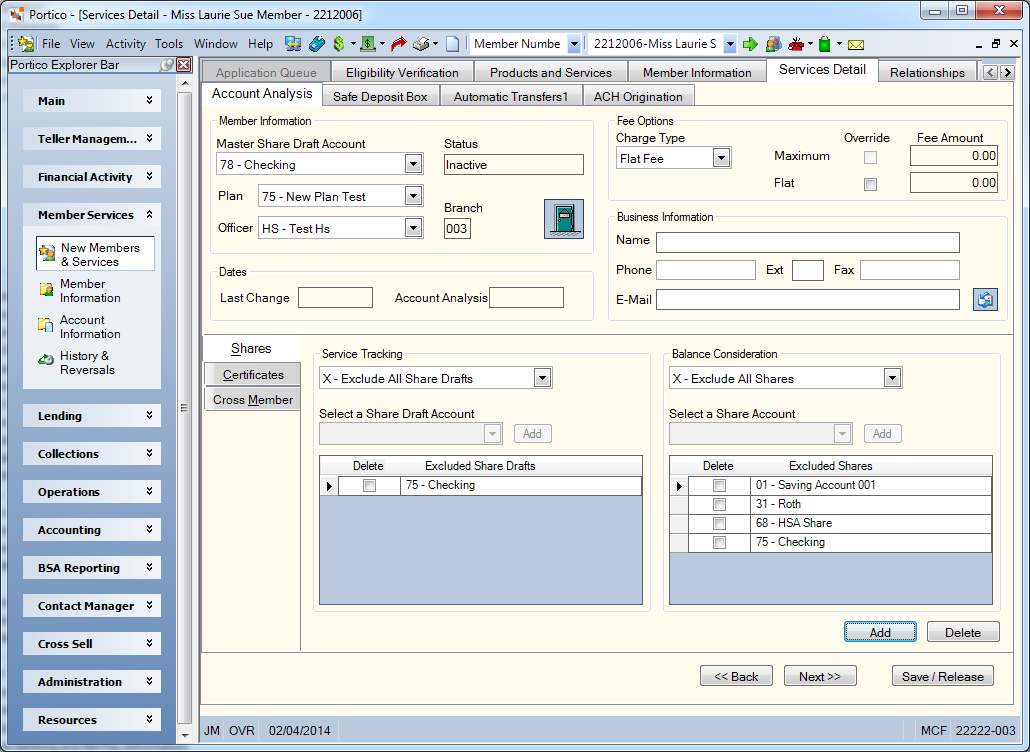 Account Analysis
