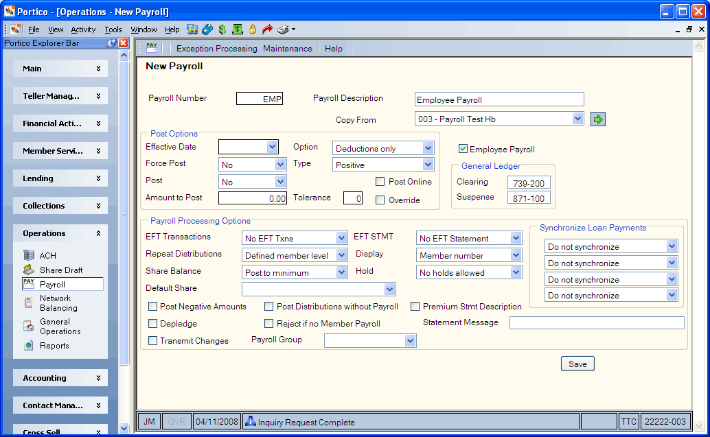 New Payroll New Payroll