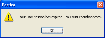 Re-authenticate Message Re-authenticate Message