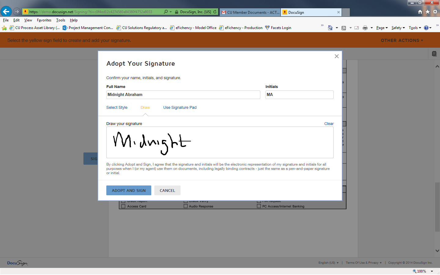 Web Signatures