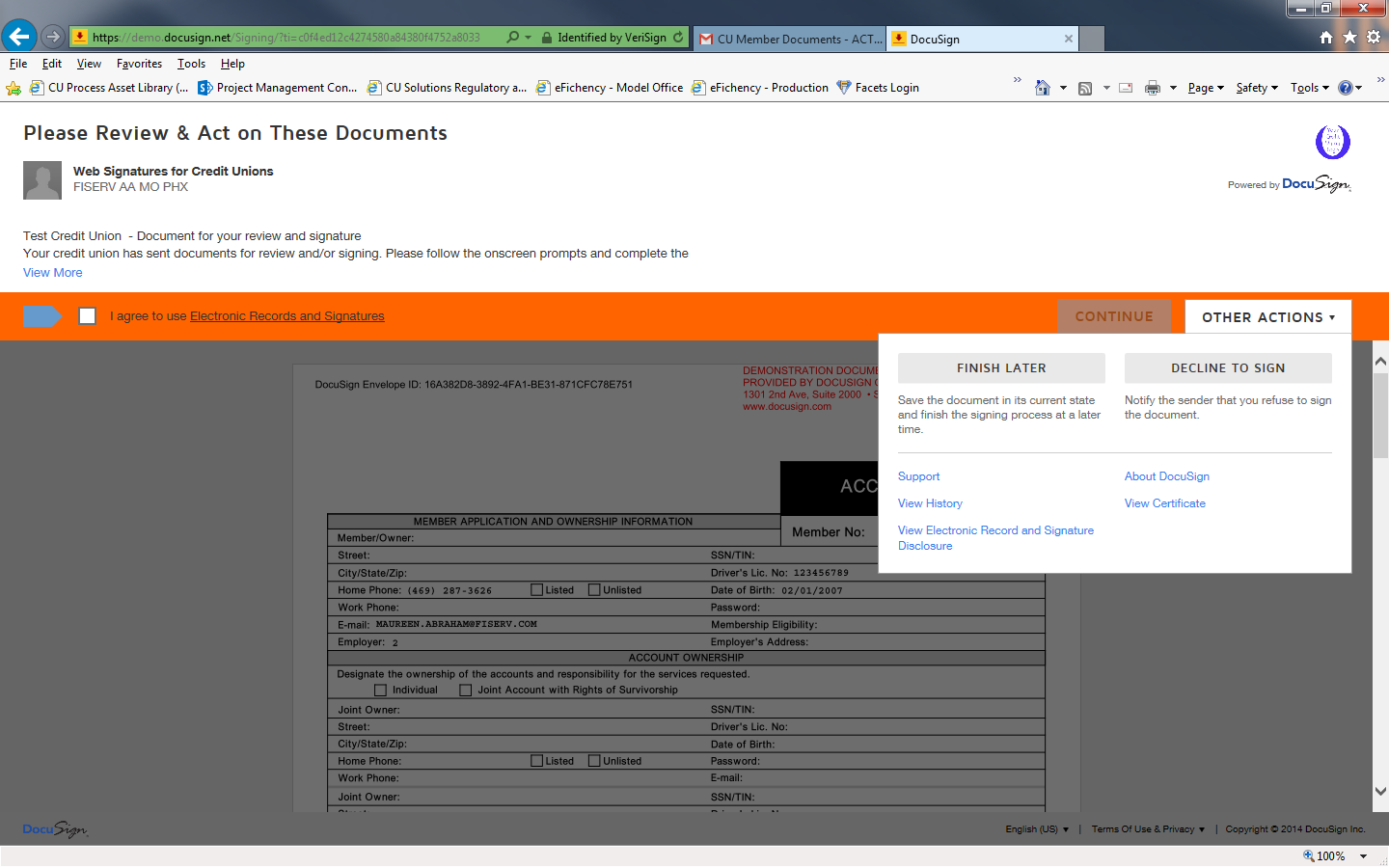 Web Signatures Remote