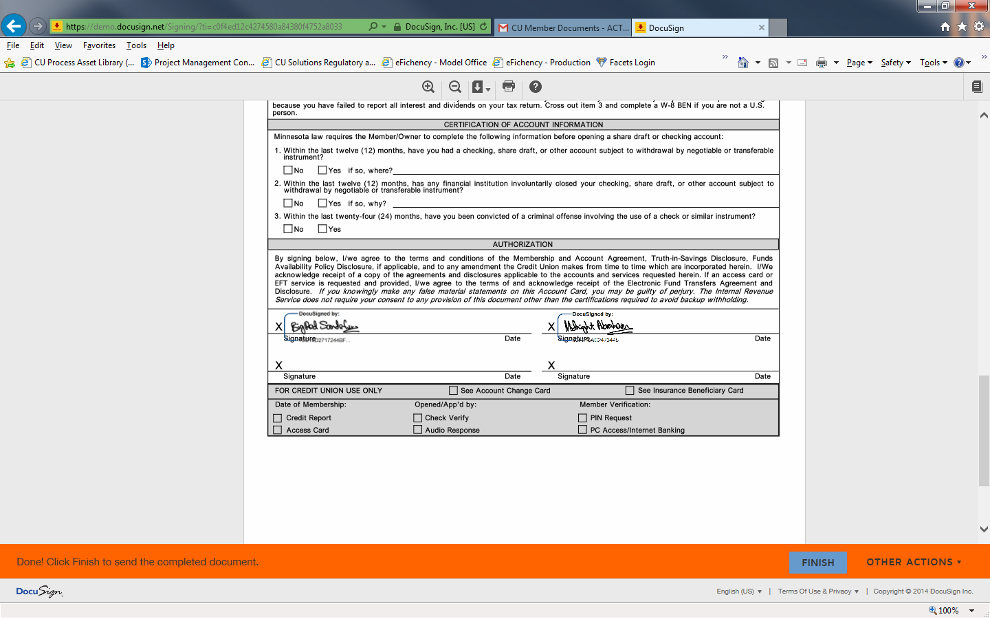 Web Signatures