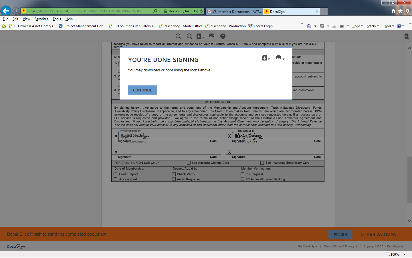 Web Signatures Remote