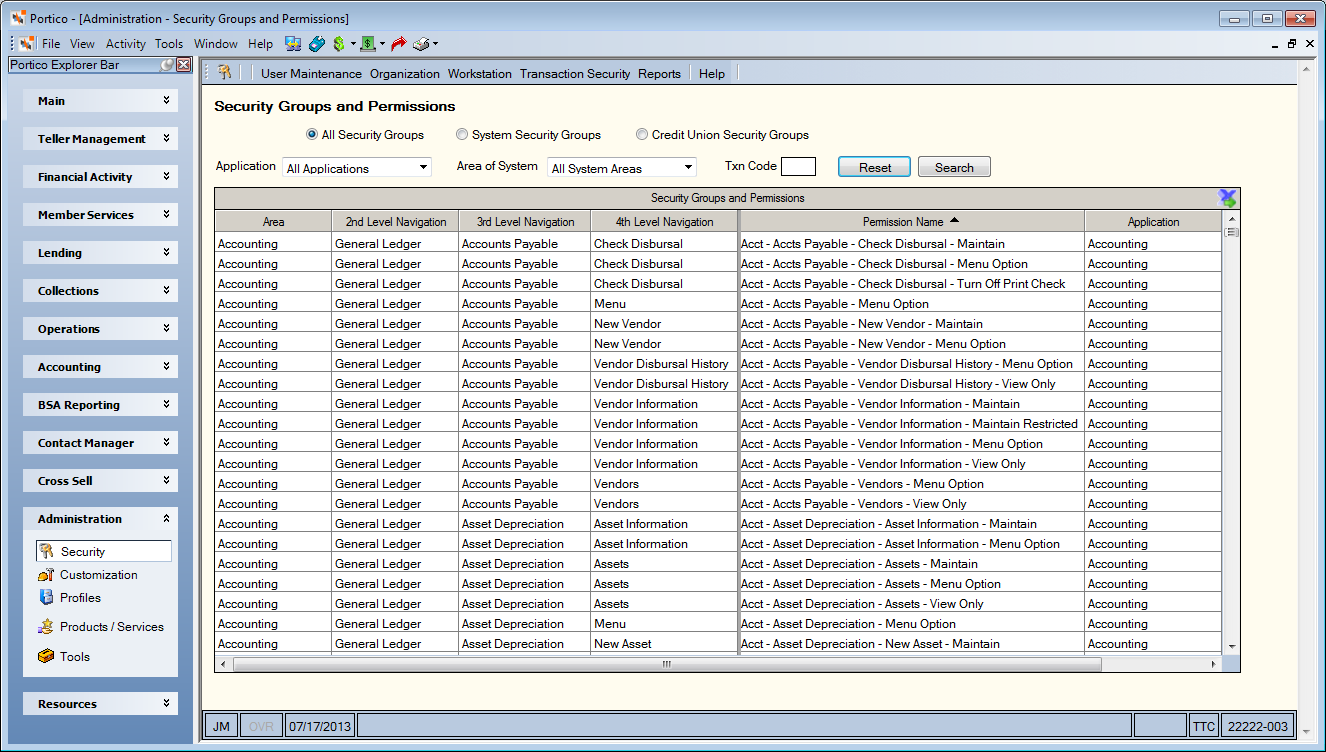 Security Groups and Permissions