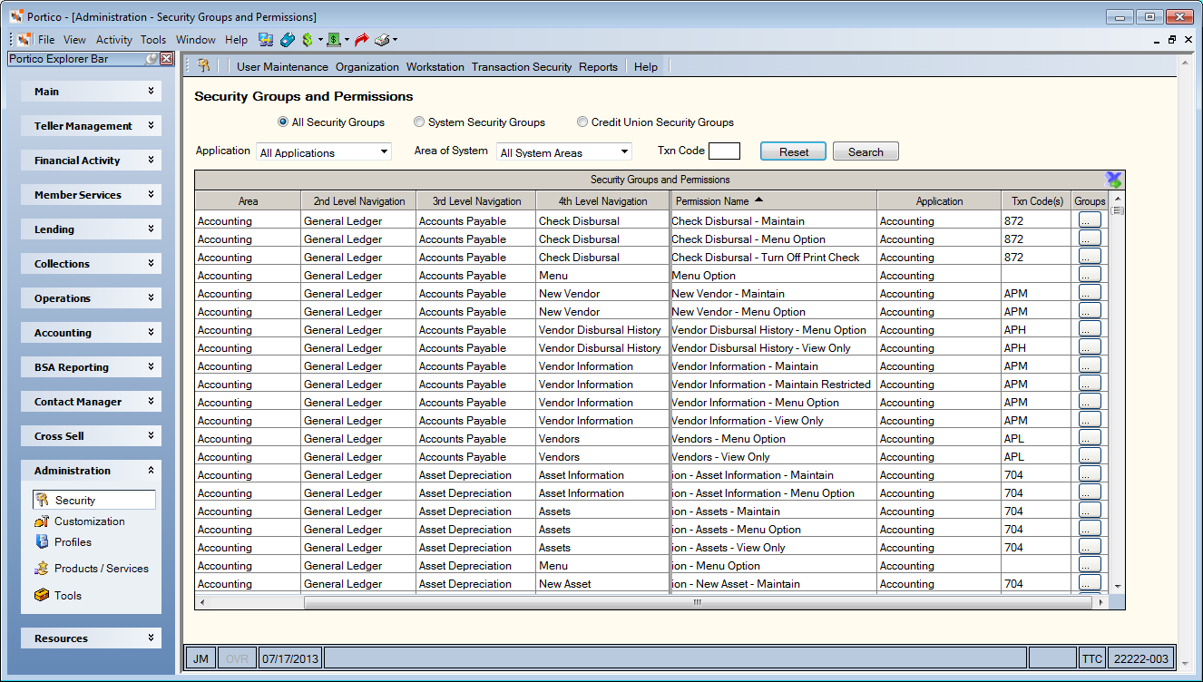 Security Groups and Permissions