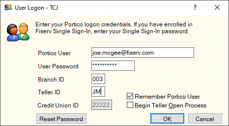 User Logon User Logon
