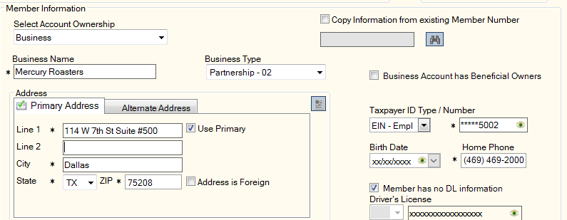Member Verification - Business Member Verification - Business