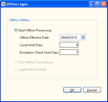 Offline Logon Offline Logon